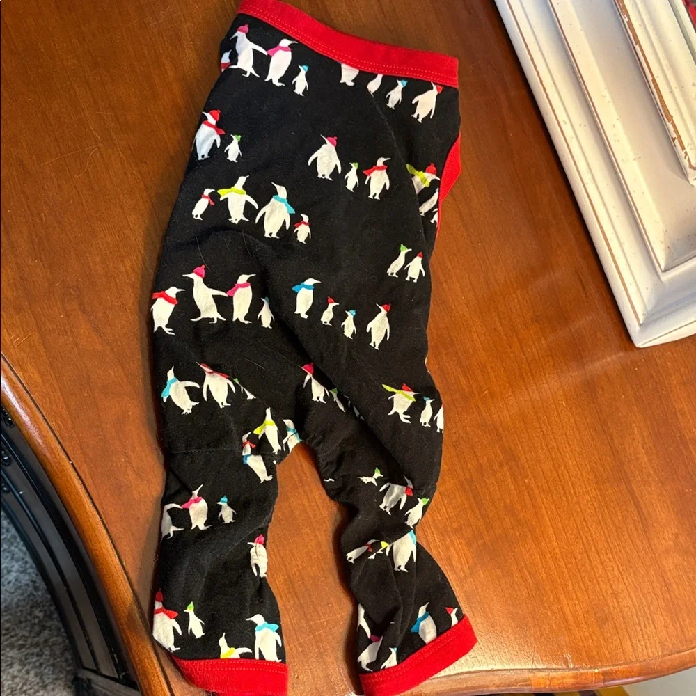 Wondershop Black and Red Dog PJ with Penguin Design small